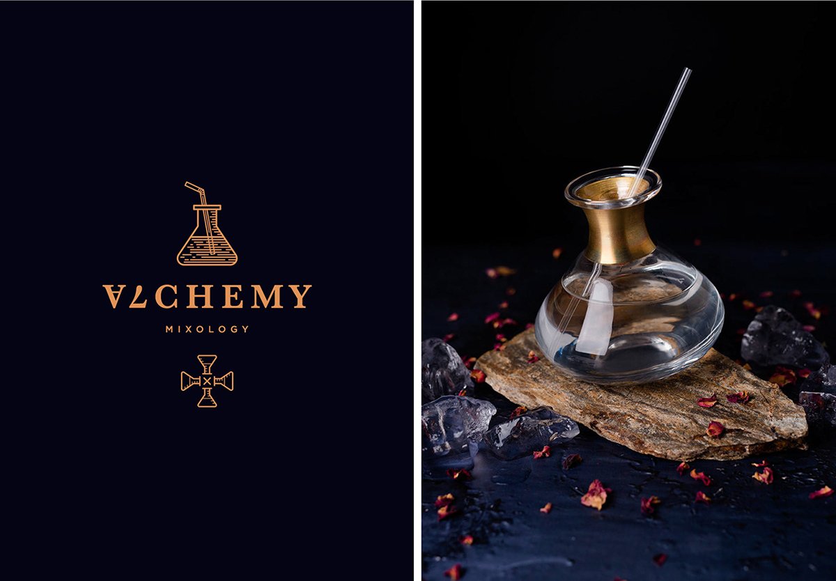 Alchemy Bar雞尾酒酒吧品牌設(shè)計欣賞,酒吧品牌設(shè)計，餐飲品牌設(shè)計，酒吧品牌策劃，酒吧品牌全案策劃，餐飲品牌策劃，深圳品牌設(shè)計，深圳品牌策劃，深圳品牌全案策劃，深圳品牌形象塑造，深圳包裝設(shè)計的，左右格局